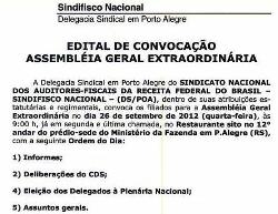 Sindicato avalia decisões do CDS e elege delegados para plenária