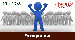 Terça (11/8) e quarta (12/8) tem paralisação