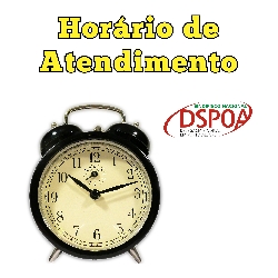  Horário de atendimento DSPOA