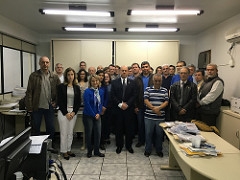  Auditores de Porto Alegre intensificam a mobilização com apoio da Bagers e do Aeroporto