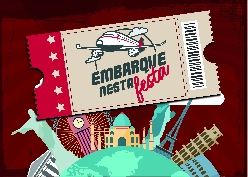 Embarque nesta festa: dia 09 de dezembro