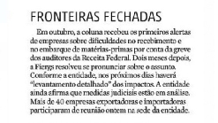 ZH: Fronteiras fechadas 
