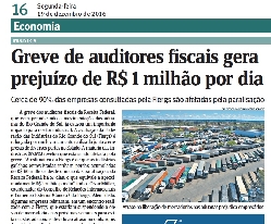 JC: Greve de auditores fiscais gera prejuízo de R$ 1 milhão por dia 