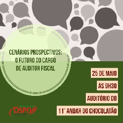Nesta quinta, DSPOA promove palestra com Auditor Fiscal de Vitoria/ES