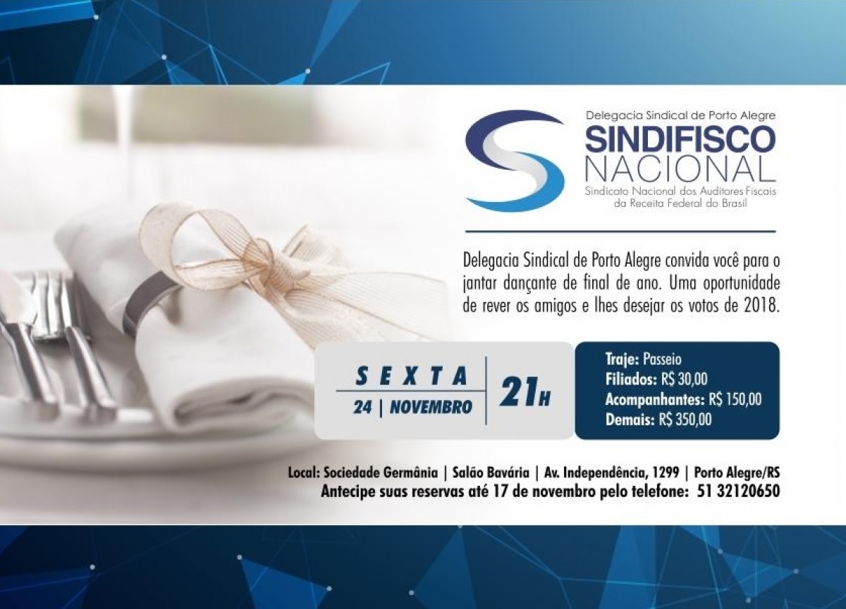 Festa de final de ano: reserve seu ingresso!