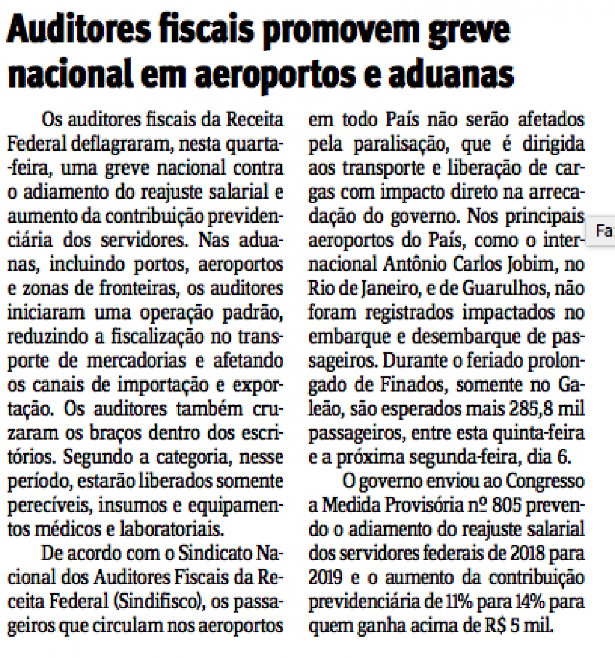 Greve dos Auditores repercute na mídia do RS