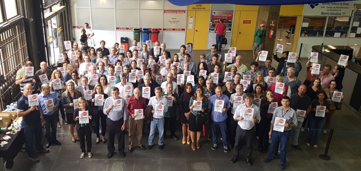 Força na mobilização em Porto Alegre