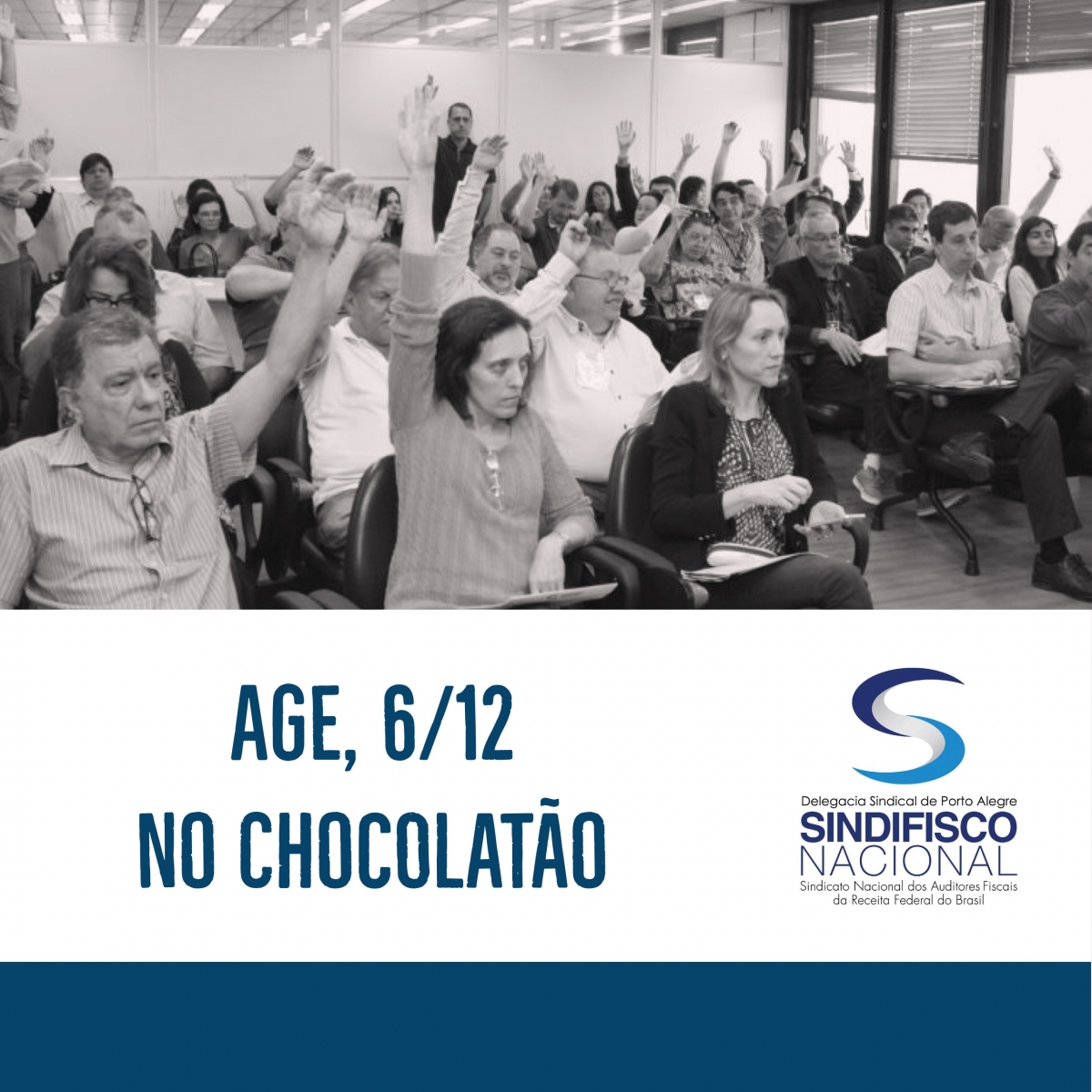 AGE nesta quarta (6/12). Participe!