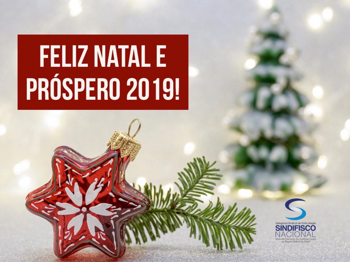 Feliz Natal e Próspero 2019!