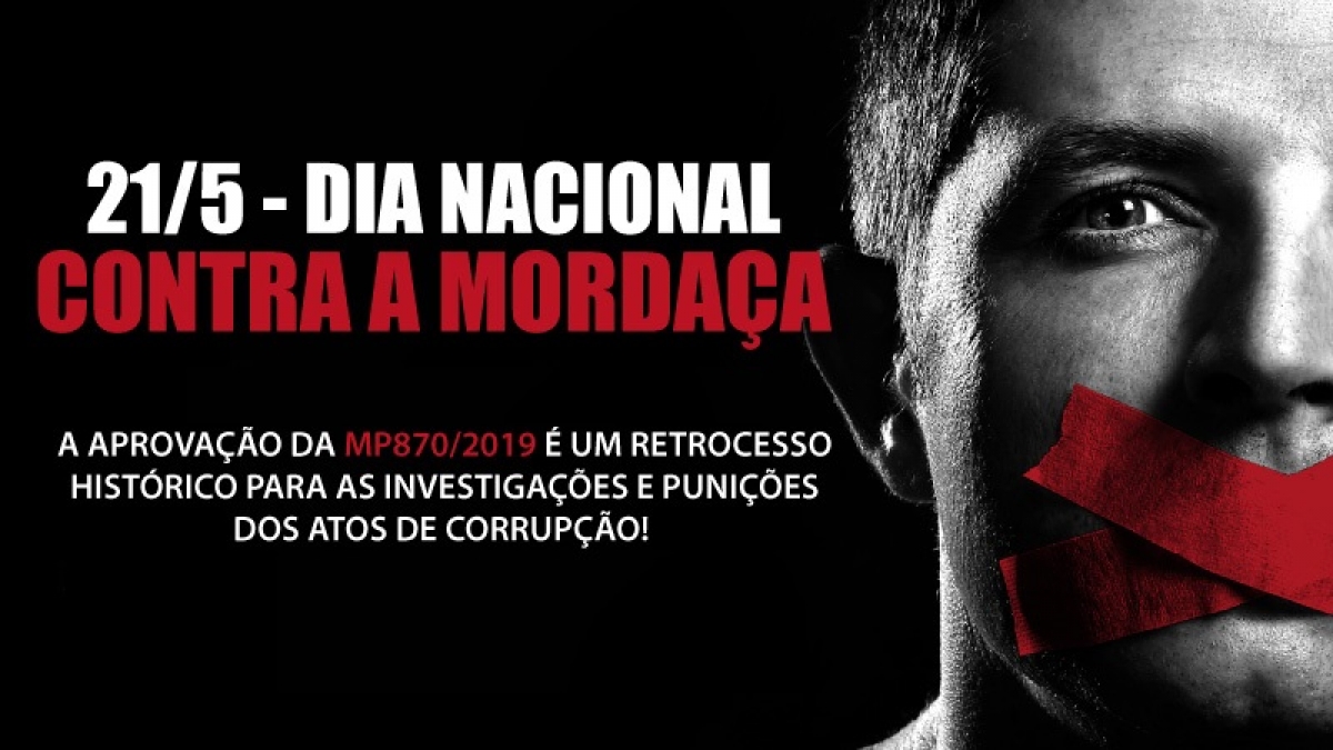  Auditores da Receita Federal promovem Dia Nacional Contra a Mordaça