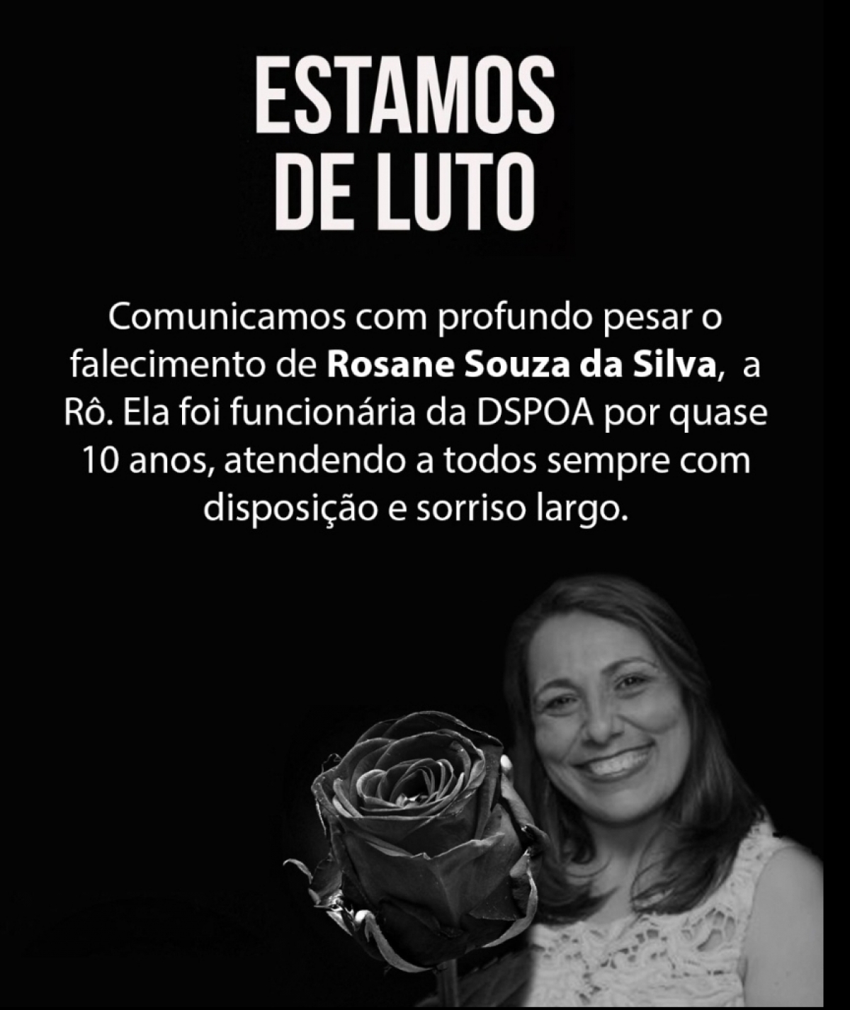 Nota de pesar 