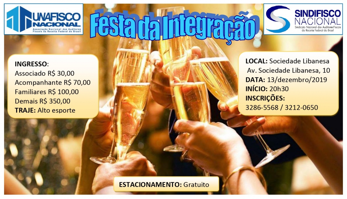 Festa de fim de ano. Participe!