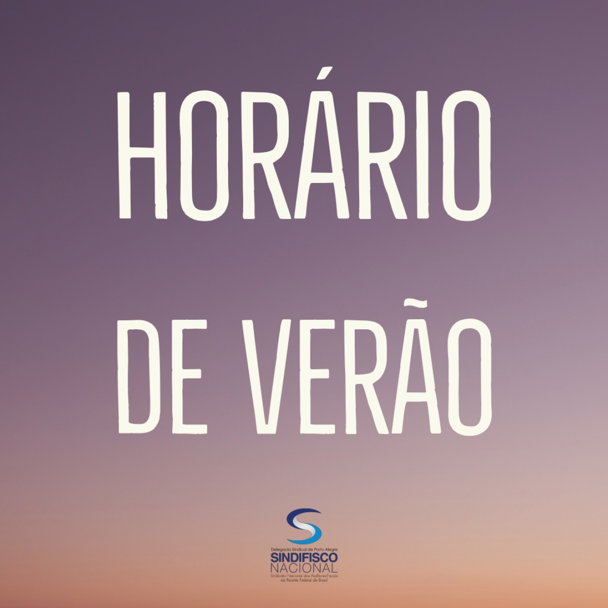 Horário de verão da DSPOA