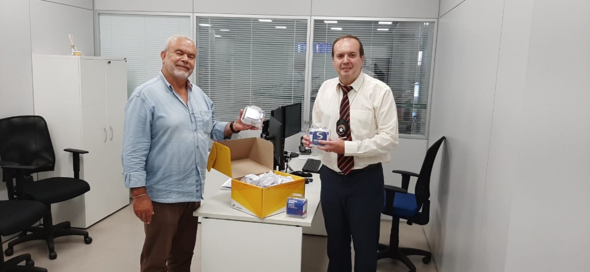 Coronavírus: Auditores do aeroporto recebem kit preventivo