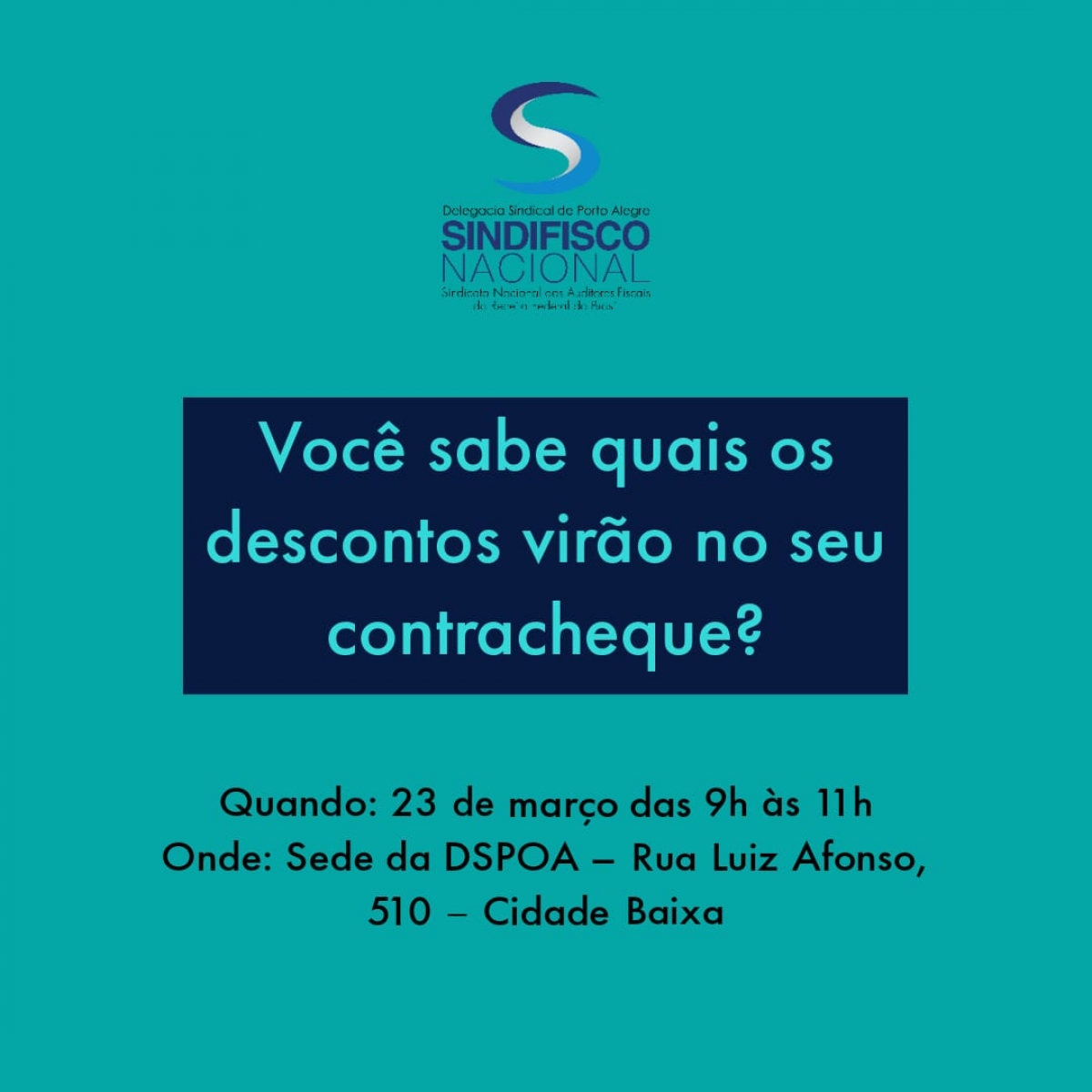 Você sabe quais os descontos virão no seu contracheque?