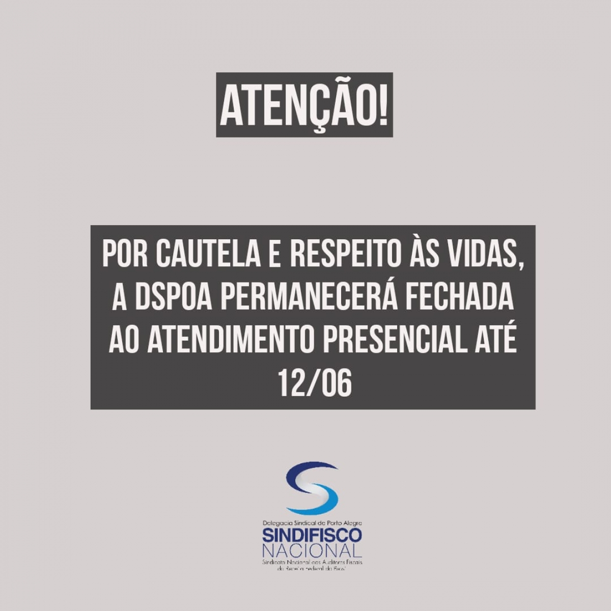Comunicado DSPOA
