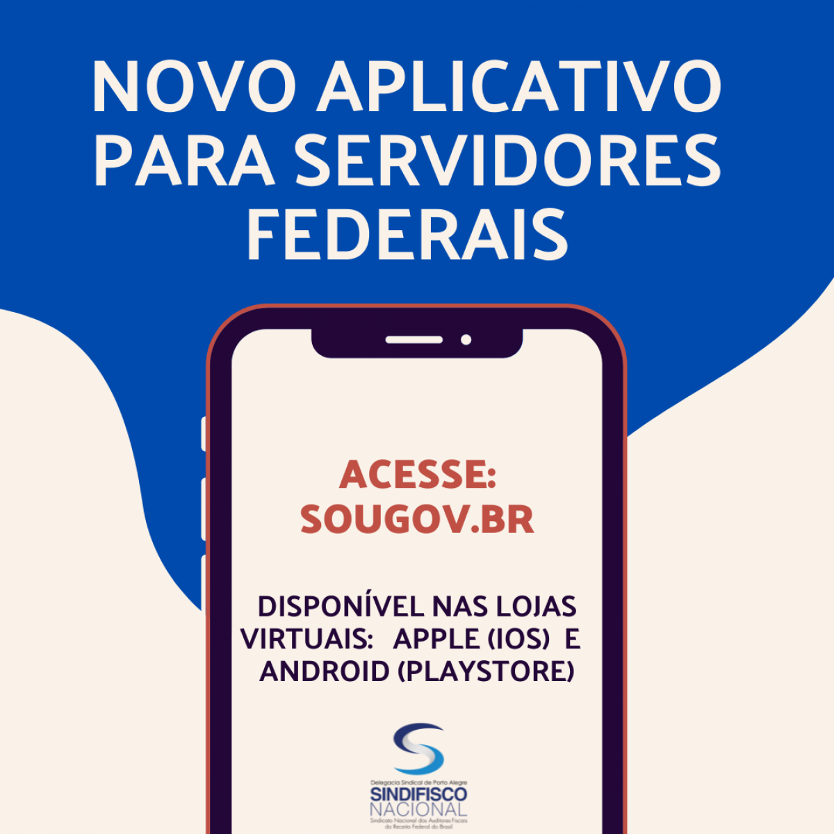 Aplicativo para servidores federais agora é SouGov.br
