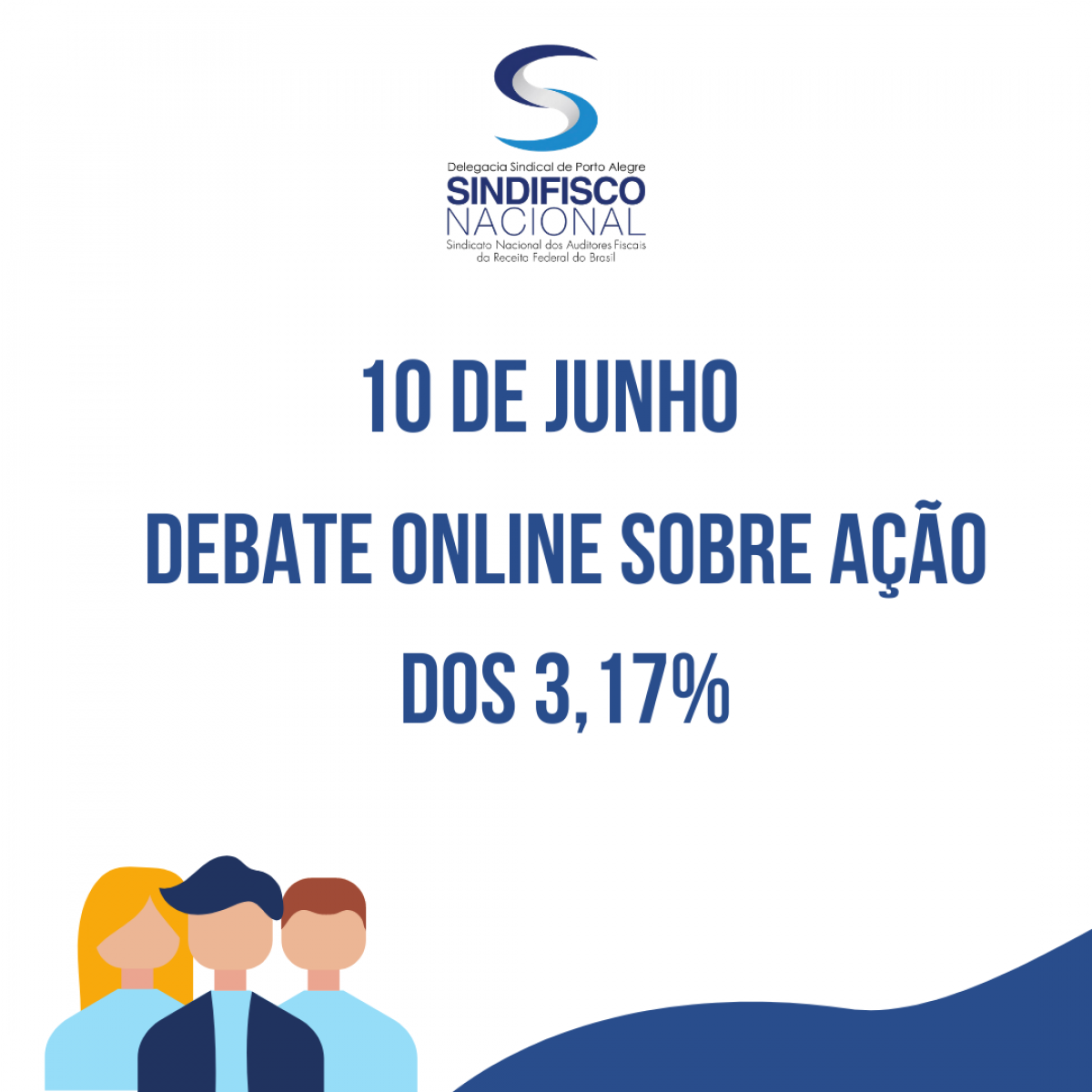 10 de junho – debate online sobre Ação dos 3,17%