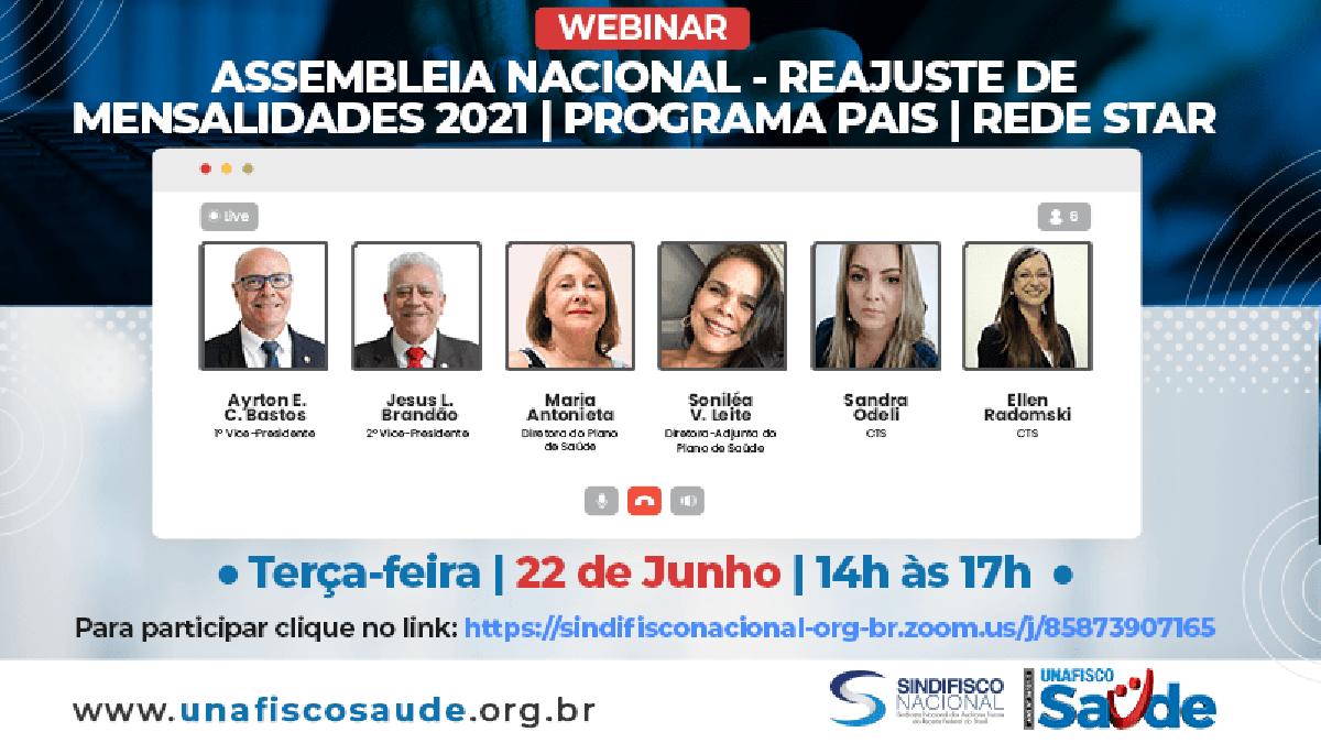 Unafisco Saúde: Assembleia aprova novos índices de reajuste