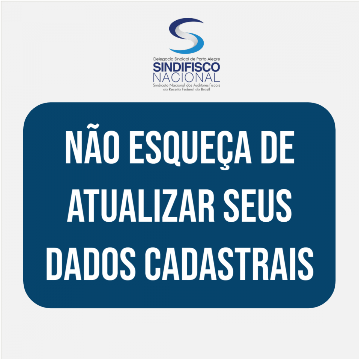 Fique em contato direto conosco: atualize seus dados cadastrais