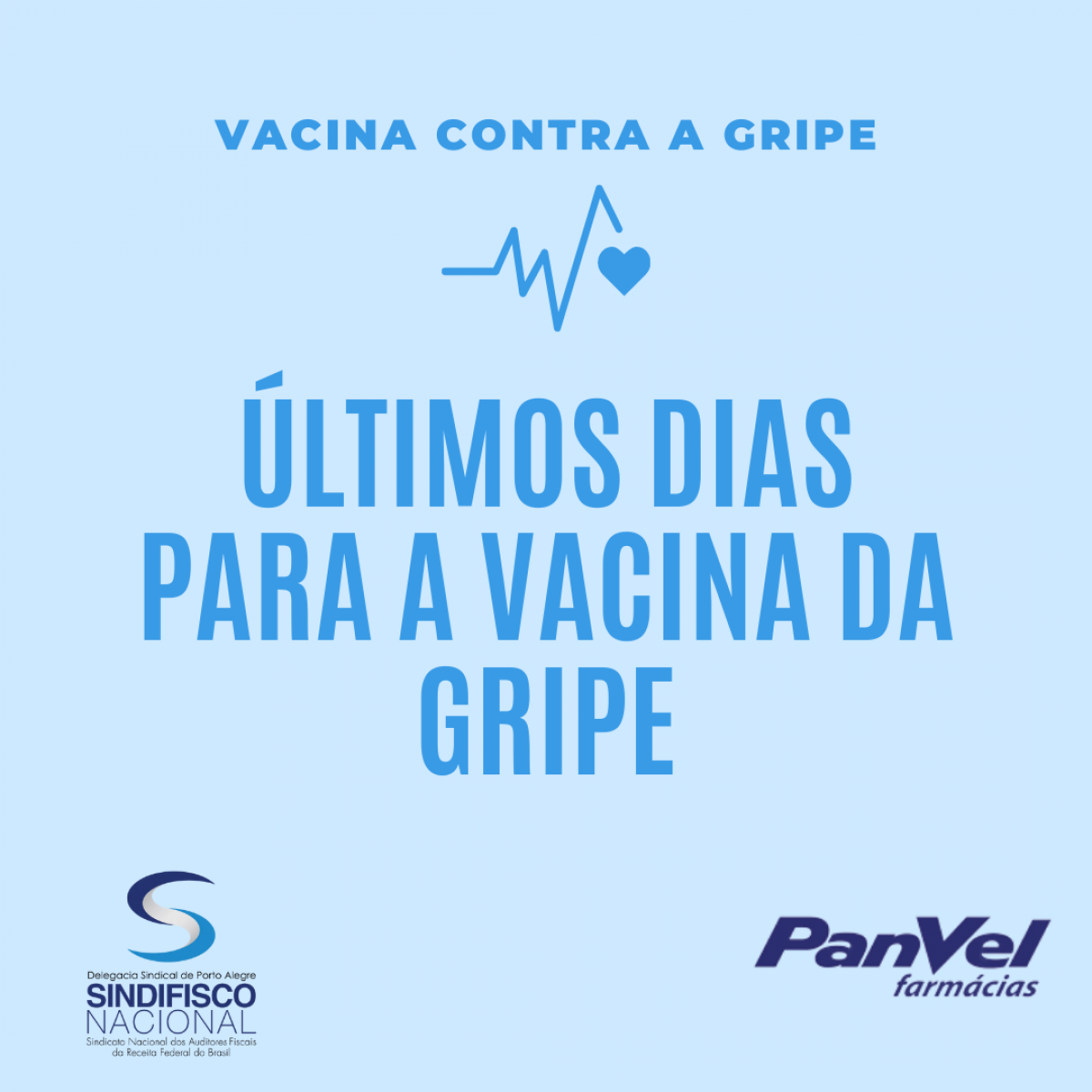 Convênio para vacina contra a gripe vai até dia 31