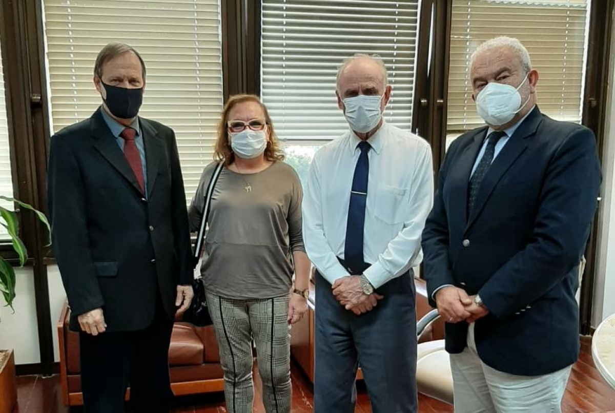 Diretoria da DSPOA reúne-se com Superintendente da RFB
