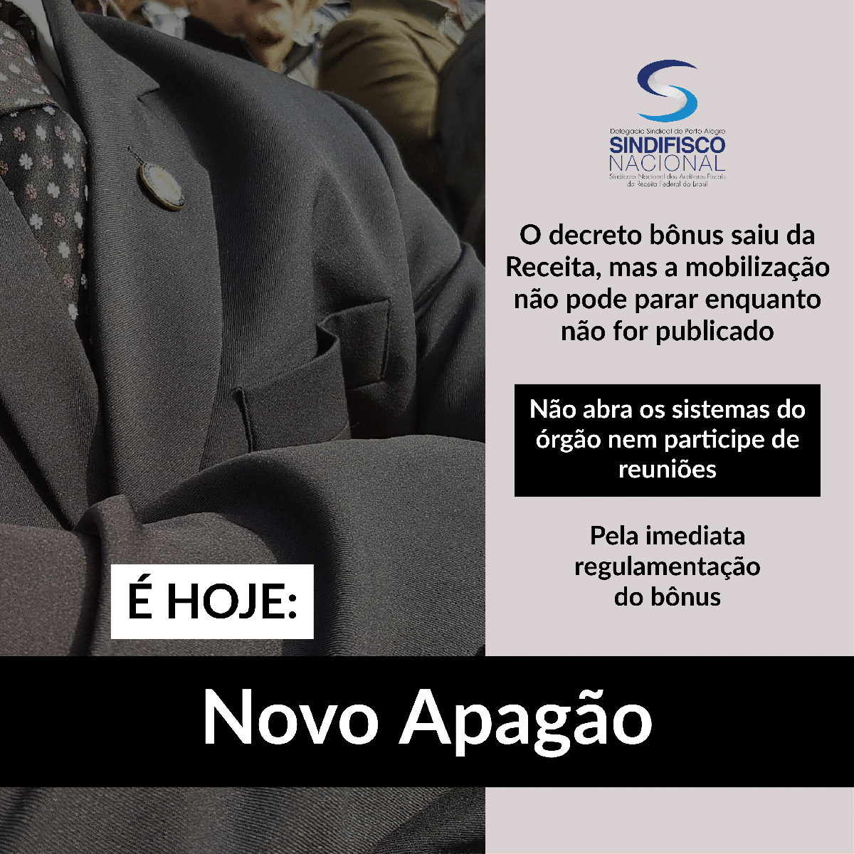 É hoje: Novo apagão