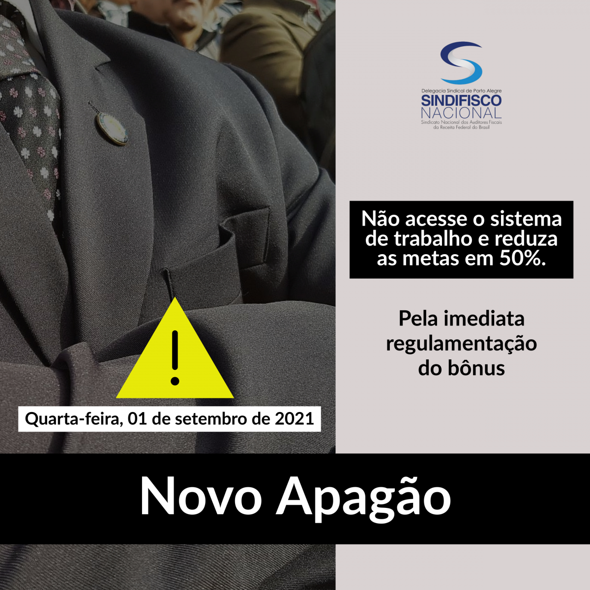 Novo apagão na quarta-feira, dia 1° de setembro