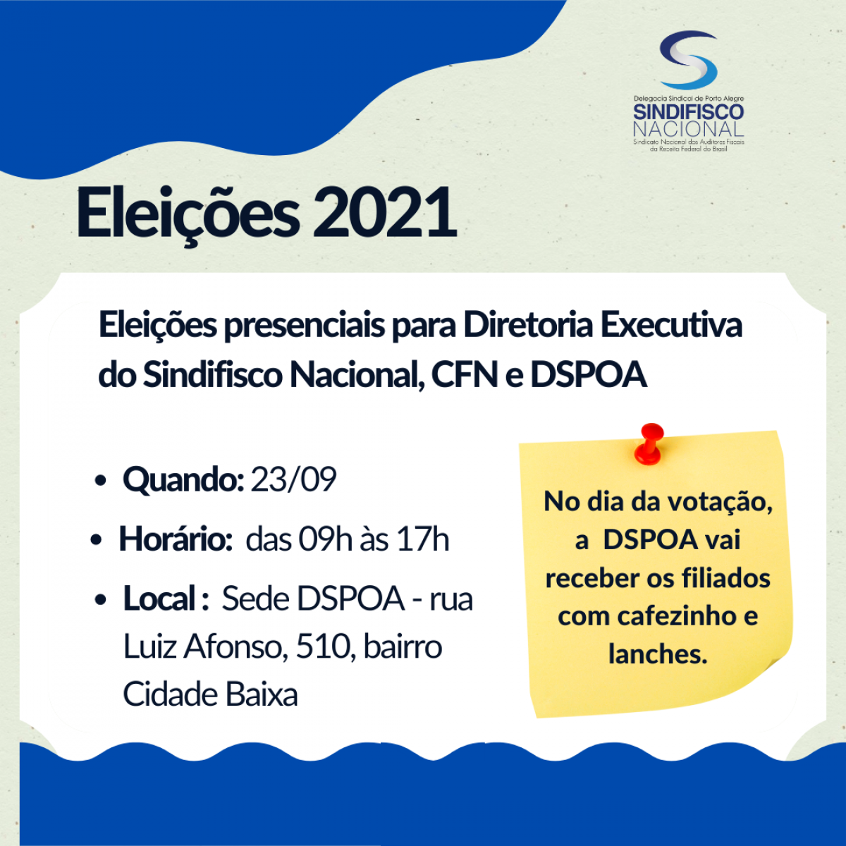 Eleição 2021: Votação presencial ocorre na quinta-feira (23)