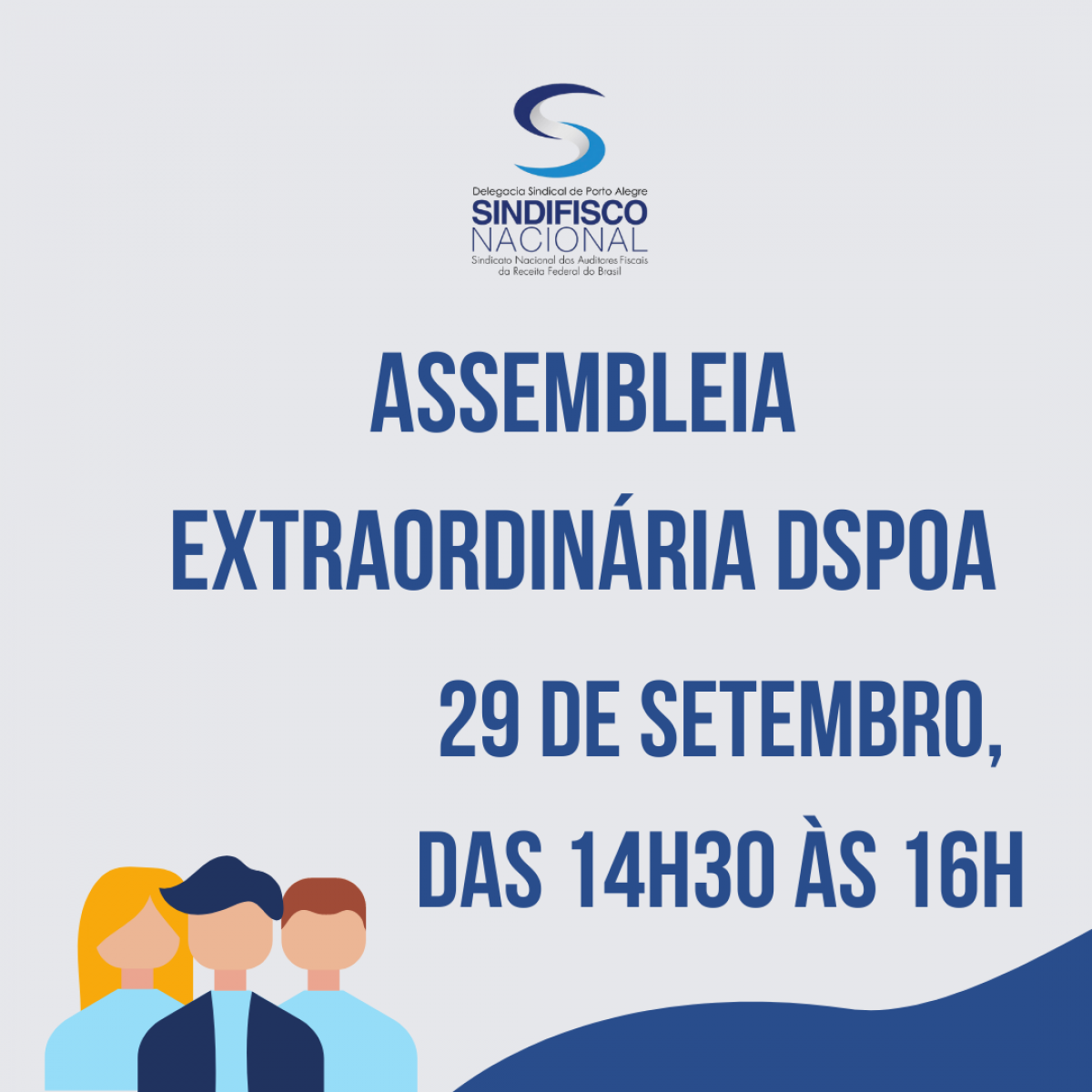 DSPOA convoca: Assembleia nesta quarta, 29