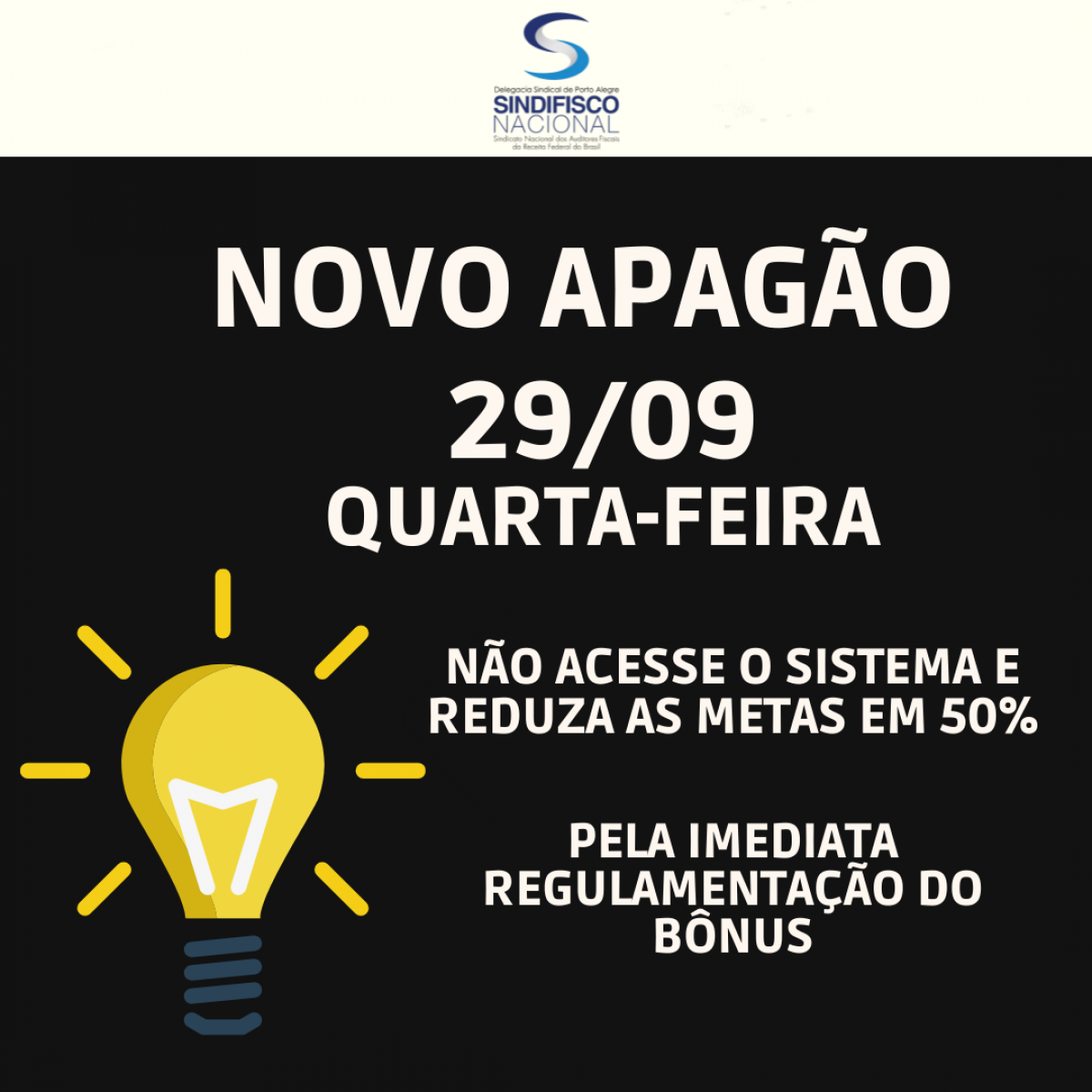 Novo apagão na quarta-feira, dia 29