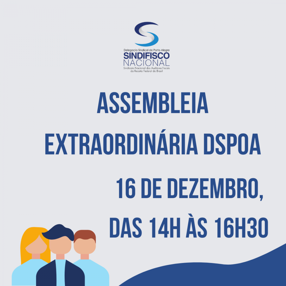 DSPOA convoca: Assembleia na próxima quinta, 16