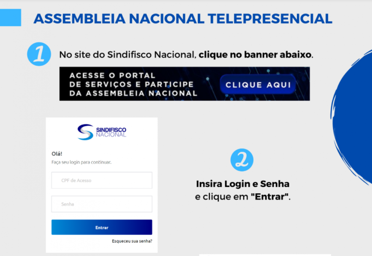 Assembleia Telepresencial: saiba como participar nesta quarta (12/01), às 14h