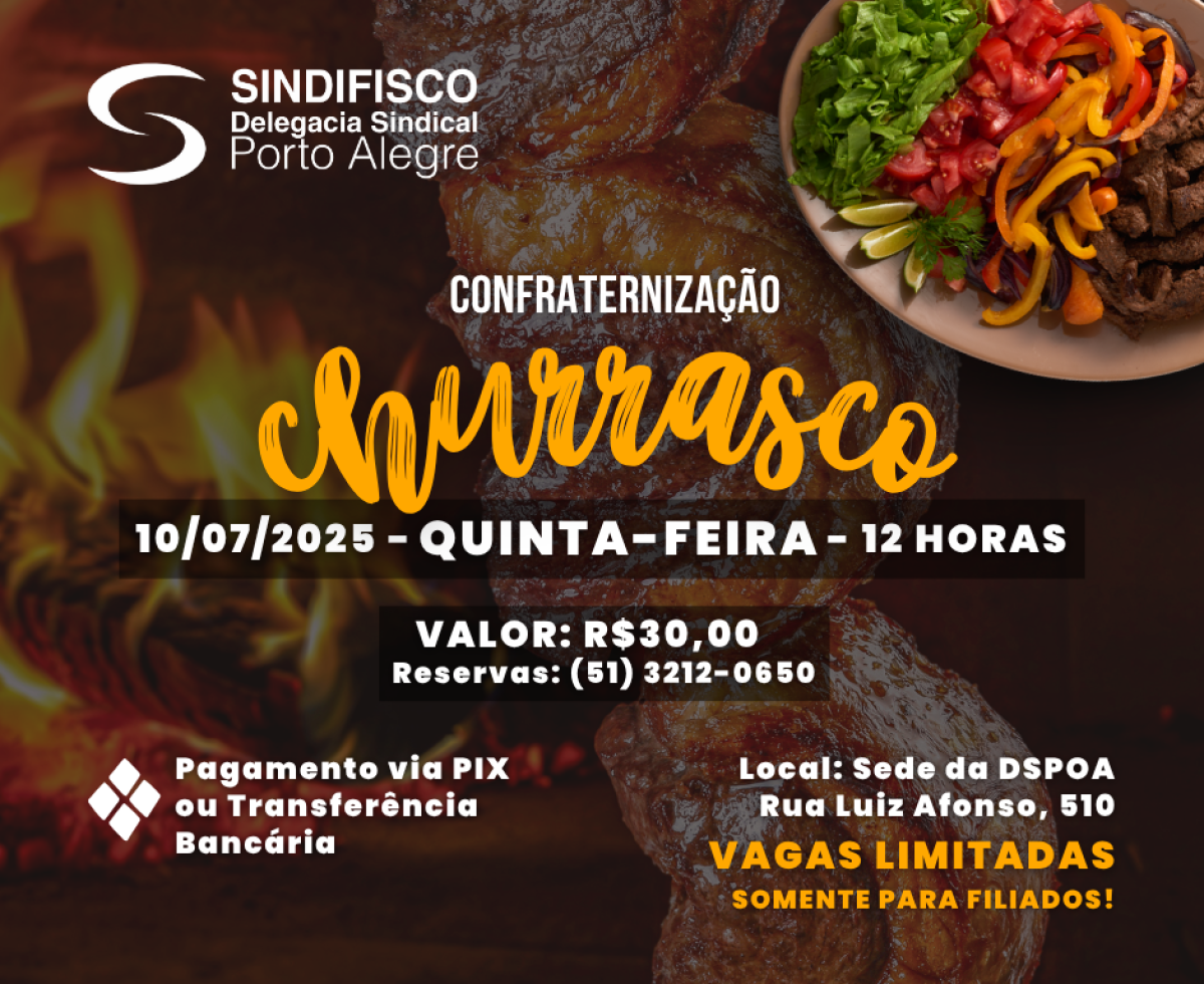 CHURRASCO DE CONFRATERNIZAÇÃO