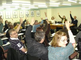 Ultima Assembléia do Sindifisp/RS reúne grande número de AFRFB, encerrando 20 anos de lutas