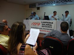 Filiados aprovam campanha salarial